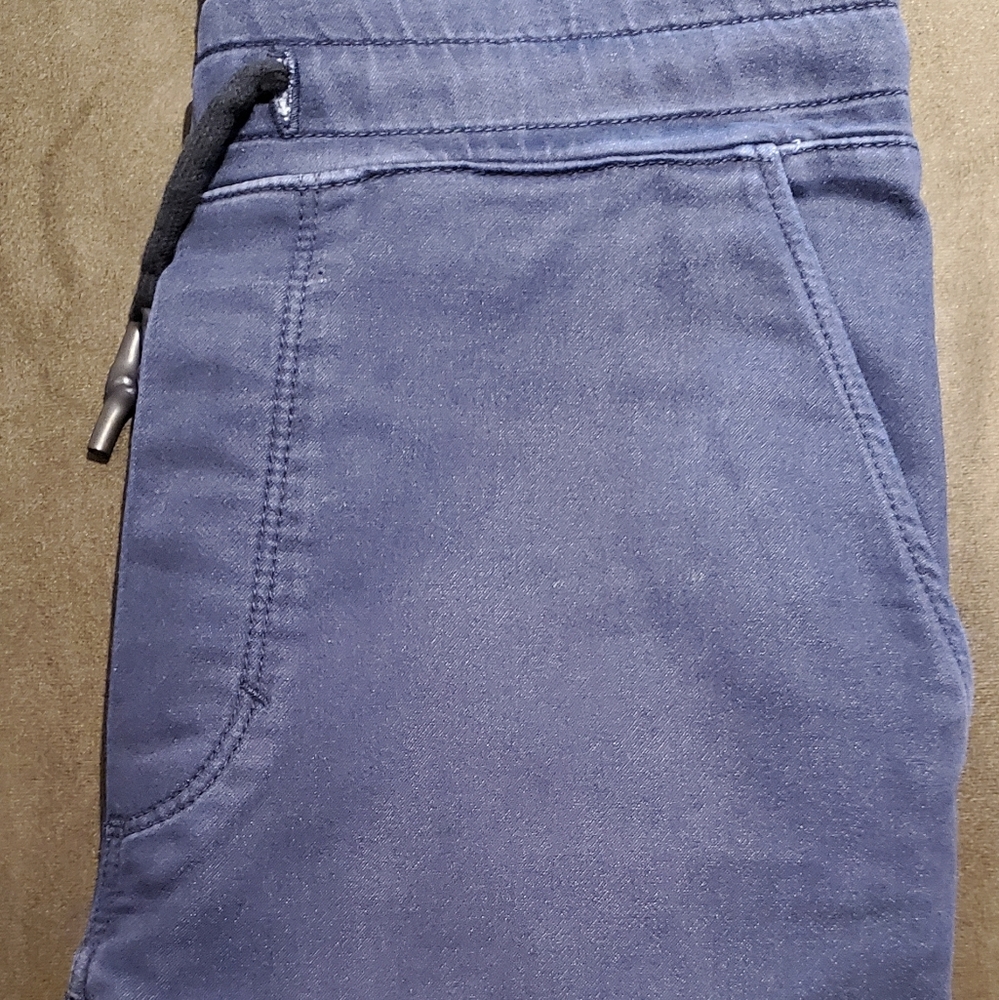 Zara ribbed demin jogger 31"